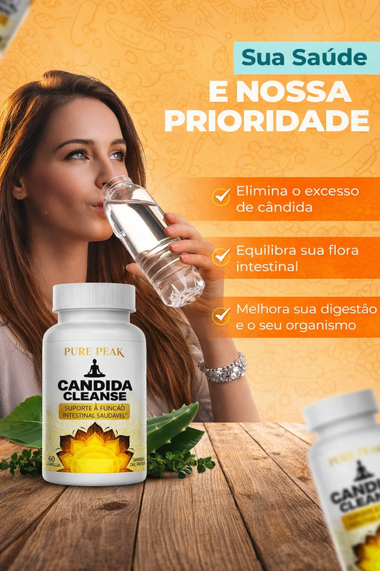 CANDIDA CLEANSE – REDUZ O INCHAÇO E MELHORA A DIGESTÃO