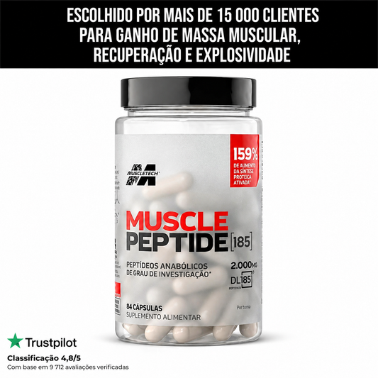 Muscle Peptide Dileucine 185 - 84 Cápsulas
