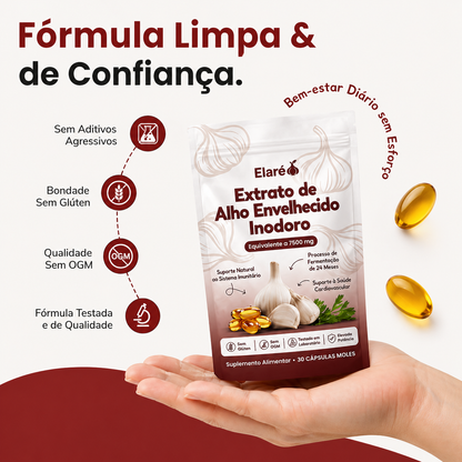 Garlinox - Extrato de Alho Envelhecido Sem Odor