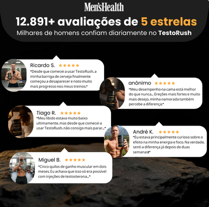 TestoRush | O segredo para te sentires mais homem todos os dias